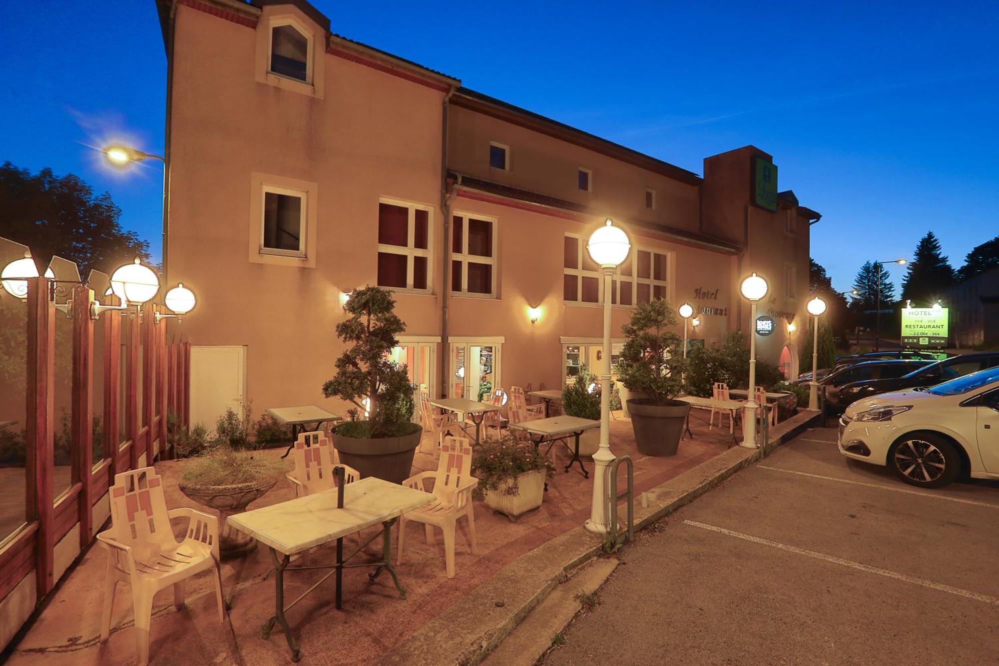 Logis Hotel Spa Restaurant Le Provence Lanarce ภายนอก รูปภาพ