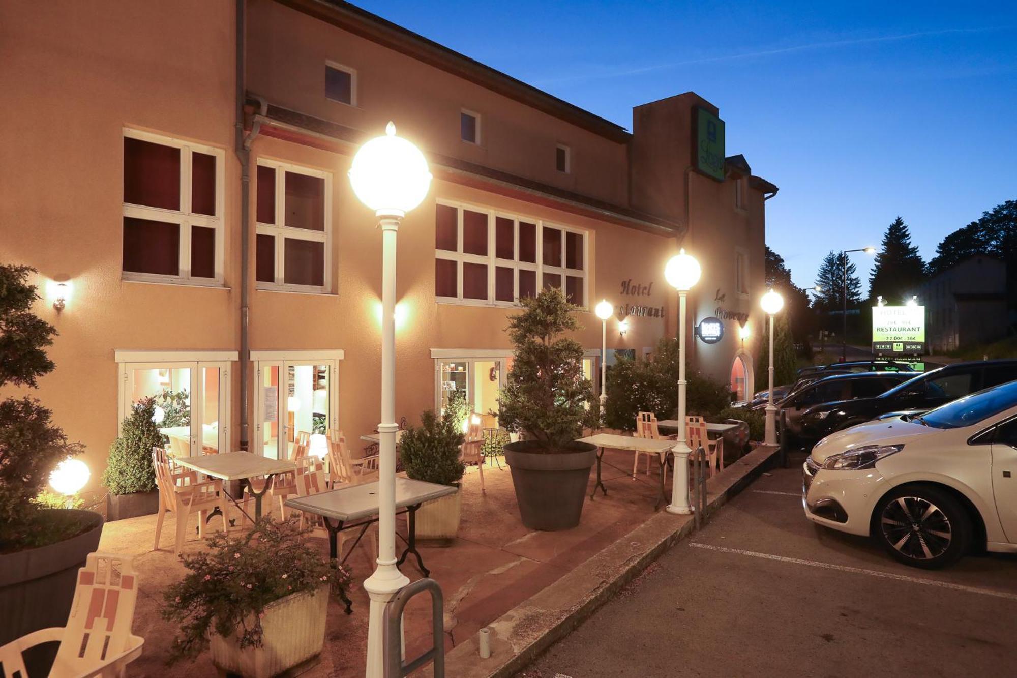 Logis Hotel Spa Restaurant Le Provence Lanarce ภายนอก รูปภาพ